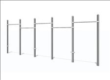Chin-up Apparatus, Five Bays