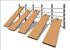 Sit-up Apparatus, Five Bays