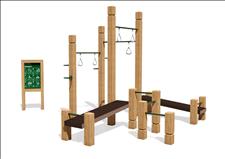 TimberForm Group C, 5100-03-A with SofDek Bench Tops