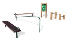 TimberForm Group C, 5100-03-B with SofDek Bench Tops