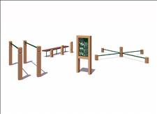 TimberForm Group C, 5100-03-D with SofDek Bench Tops