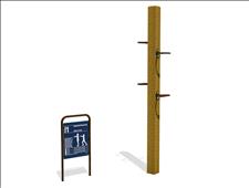 100% Recycled Plastic Station 1, 5101-02, Heel-Flex