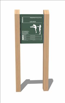 TimberForm Station 11, 5111-03, Leg-Kick