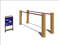 100% Recycled Plastic Station 16, 5116-02, Arm-Walk