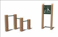 TimberForm Station 17, 5117-03, Hip-Flex