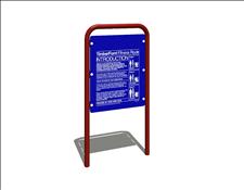 Recycled Plastic Introduction Sign 5119-02