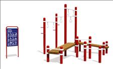 PipeLine Group A, 9700-02-A, with Recycled Plastic Bench Tops