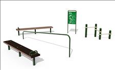 PipeLine Group B, 9700-03-B, with SofDek Bench Tops