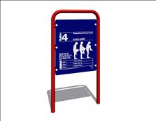 PipeLine Fitness Station 4, 9704-02, Knee-Grip