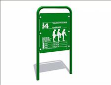 PipeLine Fitness Station 4, 9704-03, Knee-Grip