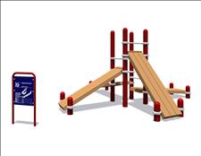 PipeLine Station 9, 9709, Body-Tuck, with Recycled Plastic Bench Tops