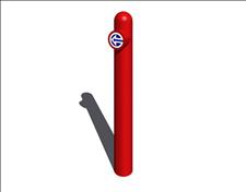 PipeLine Post with Directional Arrow, 9720-02